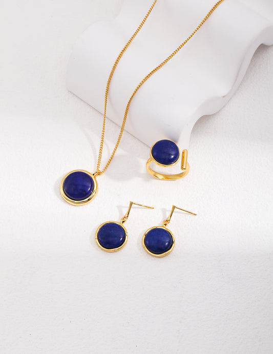 Lapis Luxe Pendant Jewelry Set