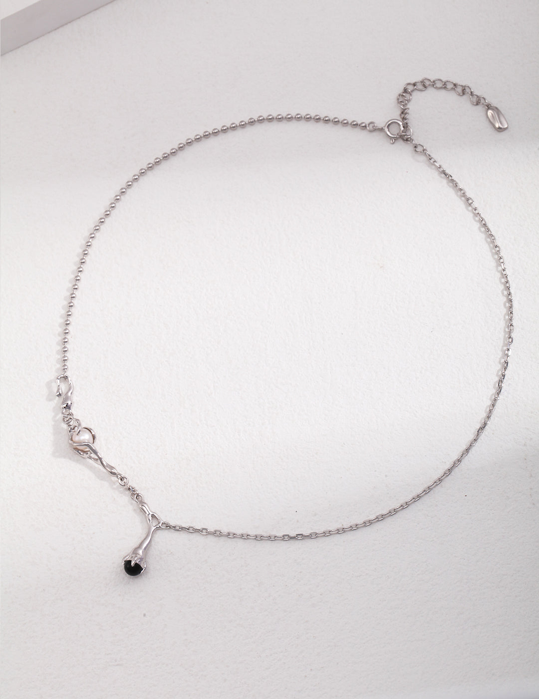 Sterling Silver Pearl Necklace