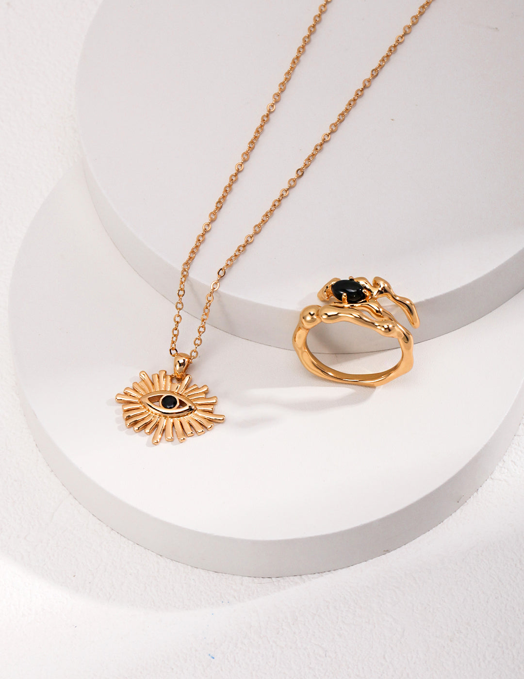 Golden Eye Necklace