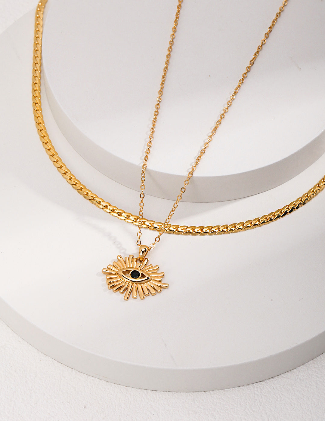 Golden Eye Necklace