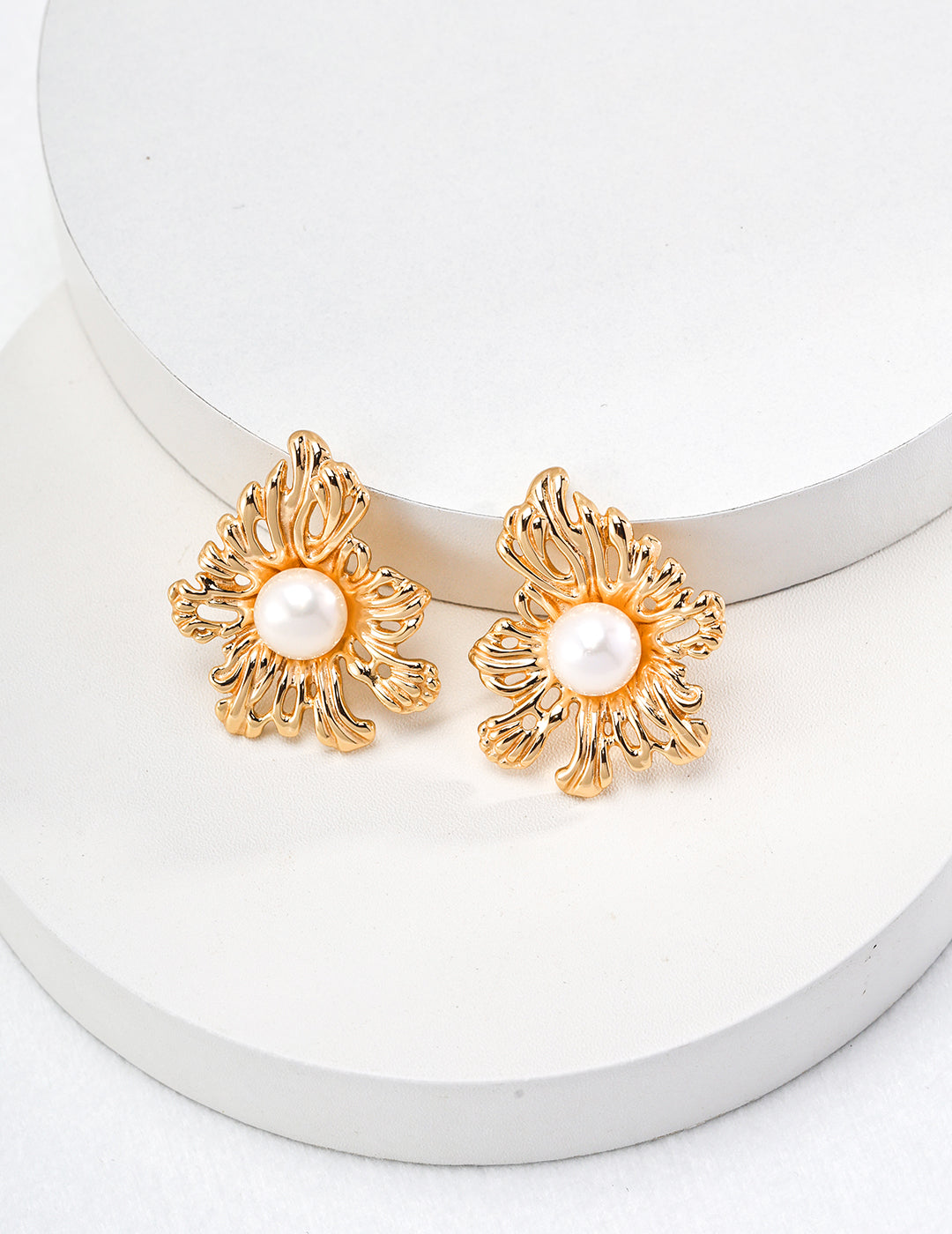 Sunburst Pearl Studs