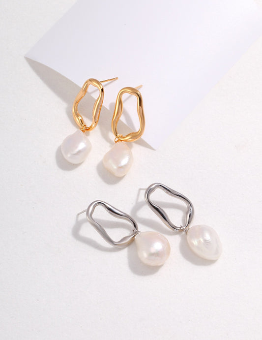 Baroque Pearl Earrings