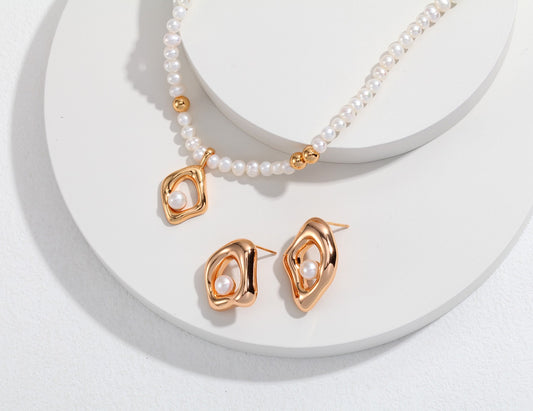 Pearl Prism Jewelry Set