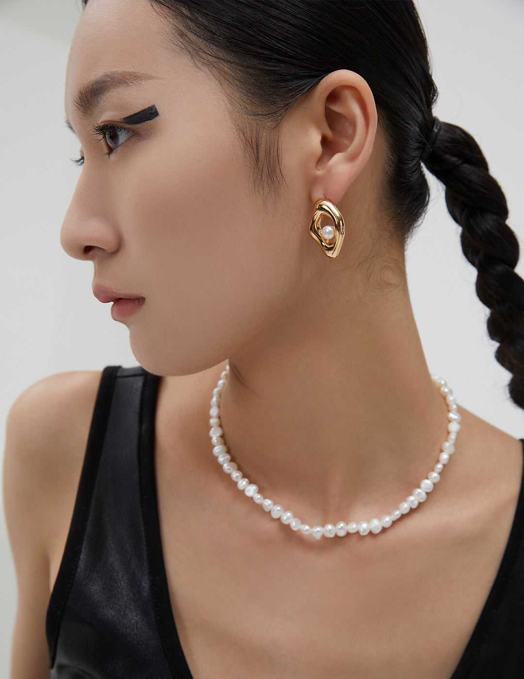 Pearl Prism Earrings (A/B Models)