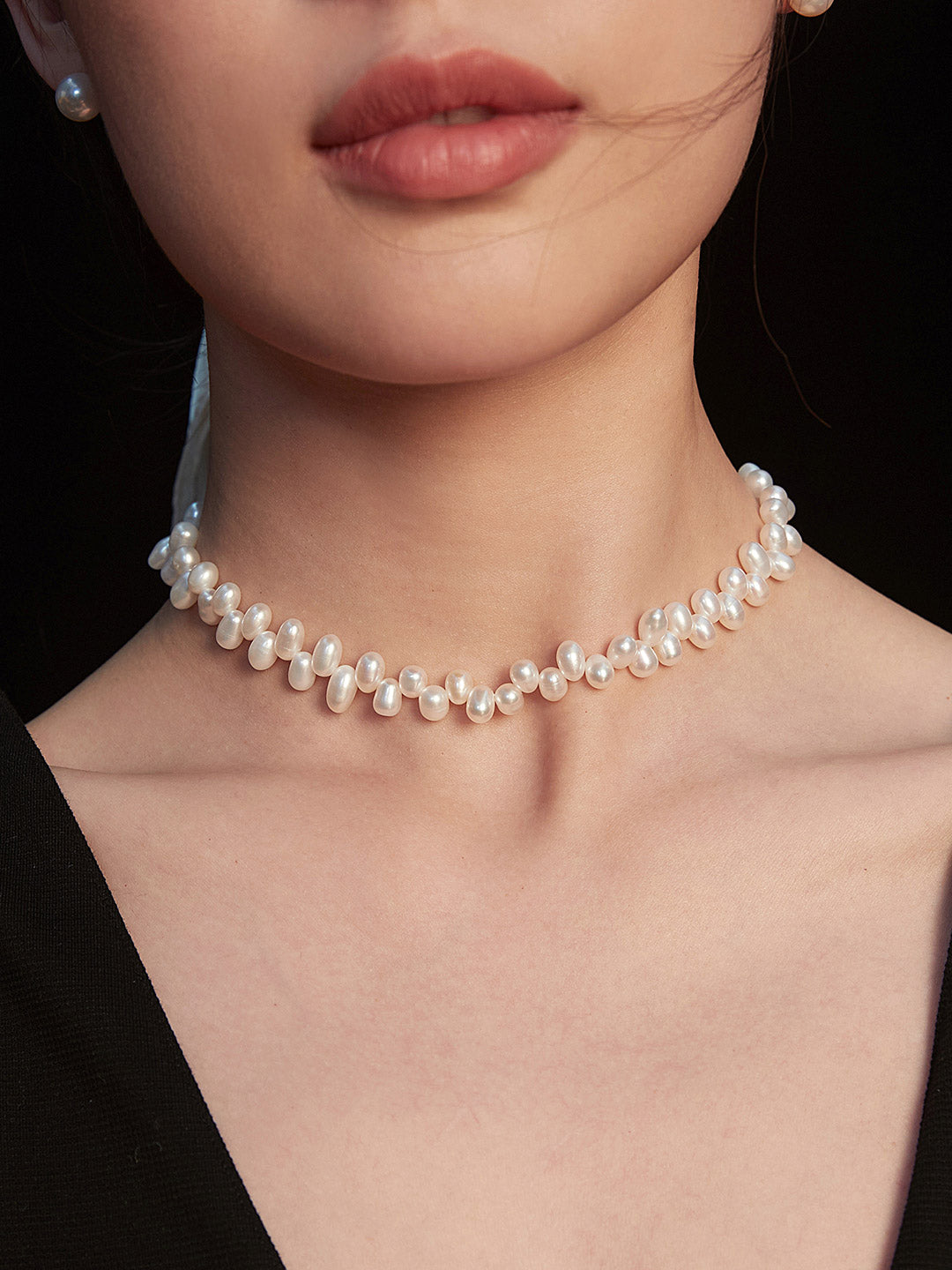 Dual Harmony Pearl Necklace