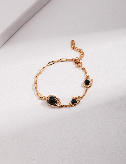 Golden Midnight Harmony Bracelet