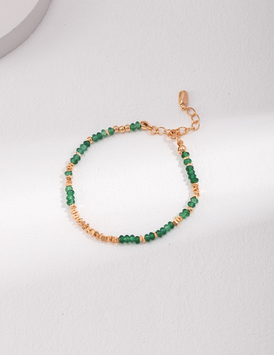 Emerald & Gold Accent Jewelry Set